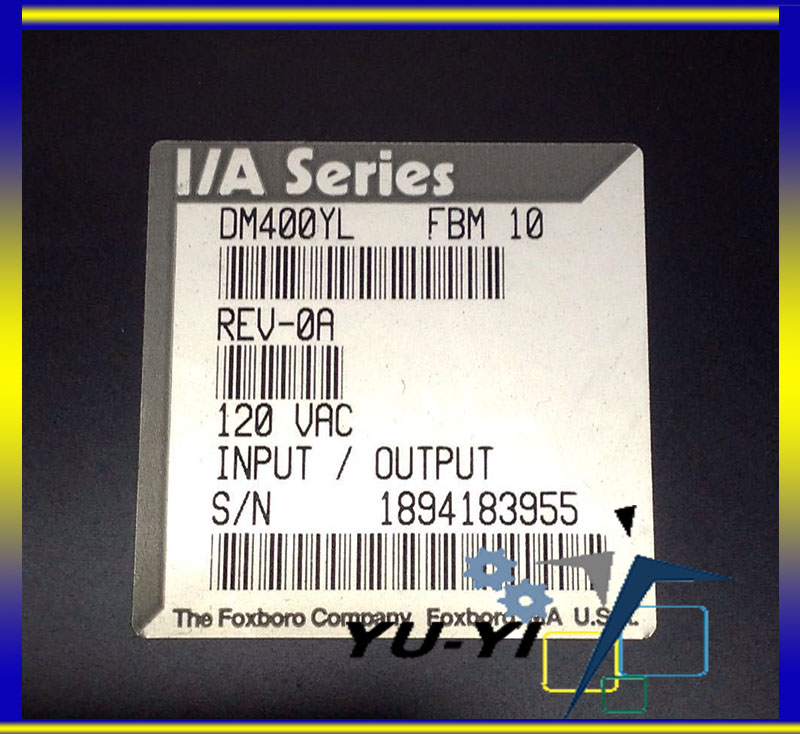 Foxboro Ia Input Output Module Fbm Rev A Dm Yl